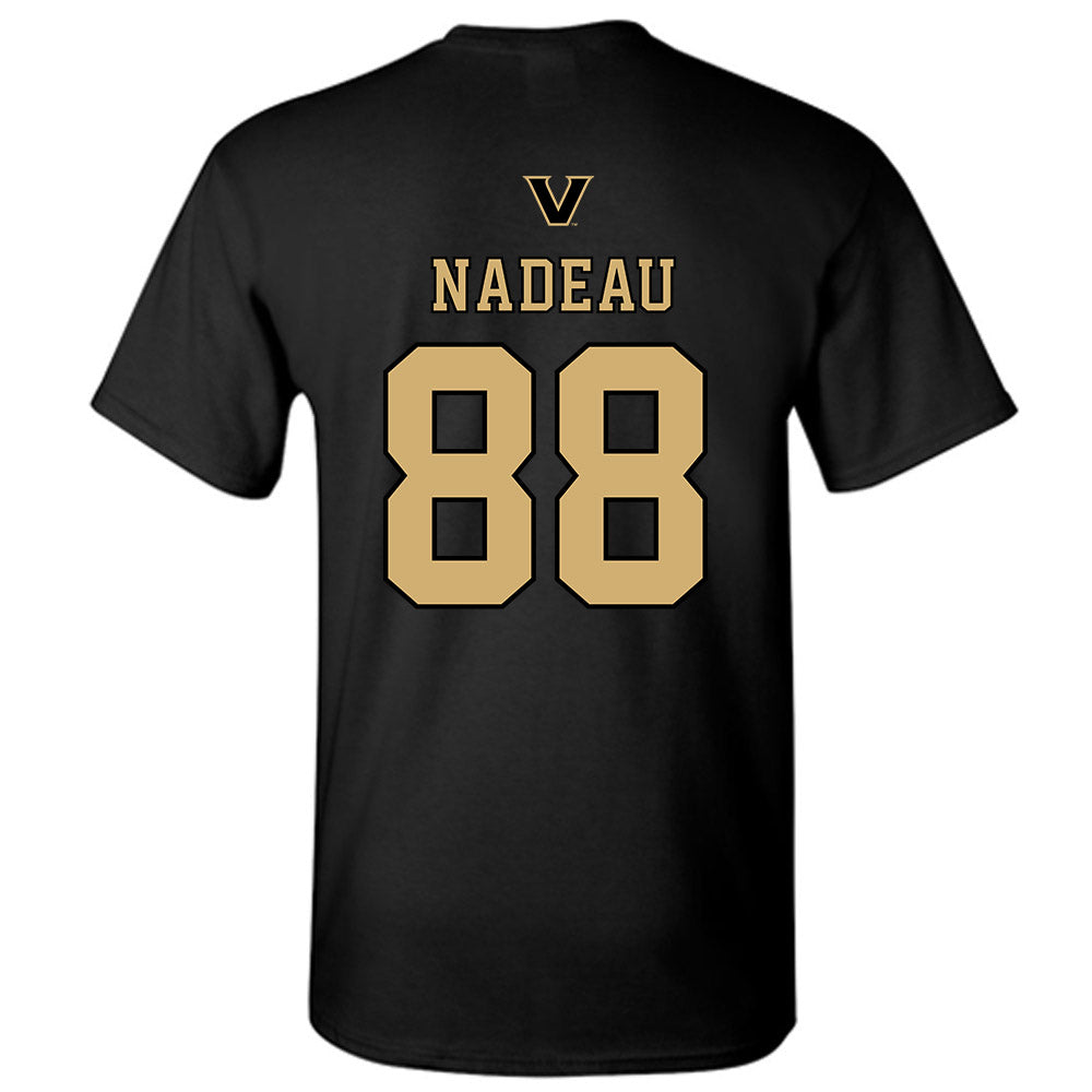 Vanderbilt - NCAA Baseball : Wyatt Nadeau - VandyBoys NCAA® Shersey T-Shirt-1