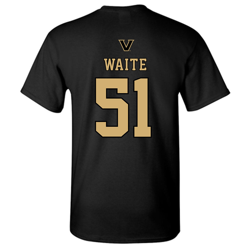 Vanderbilt - NCAA Baseball : Ryker Waite - VandyBoys NCAA® Shersey T-Shirt-1