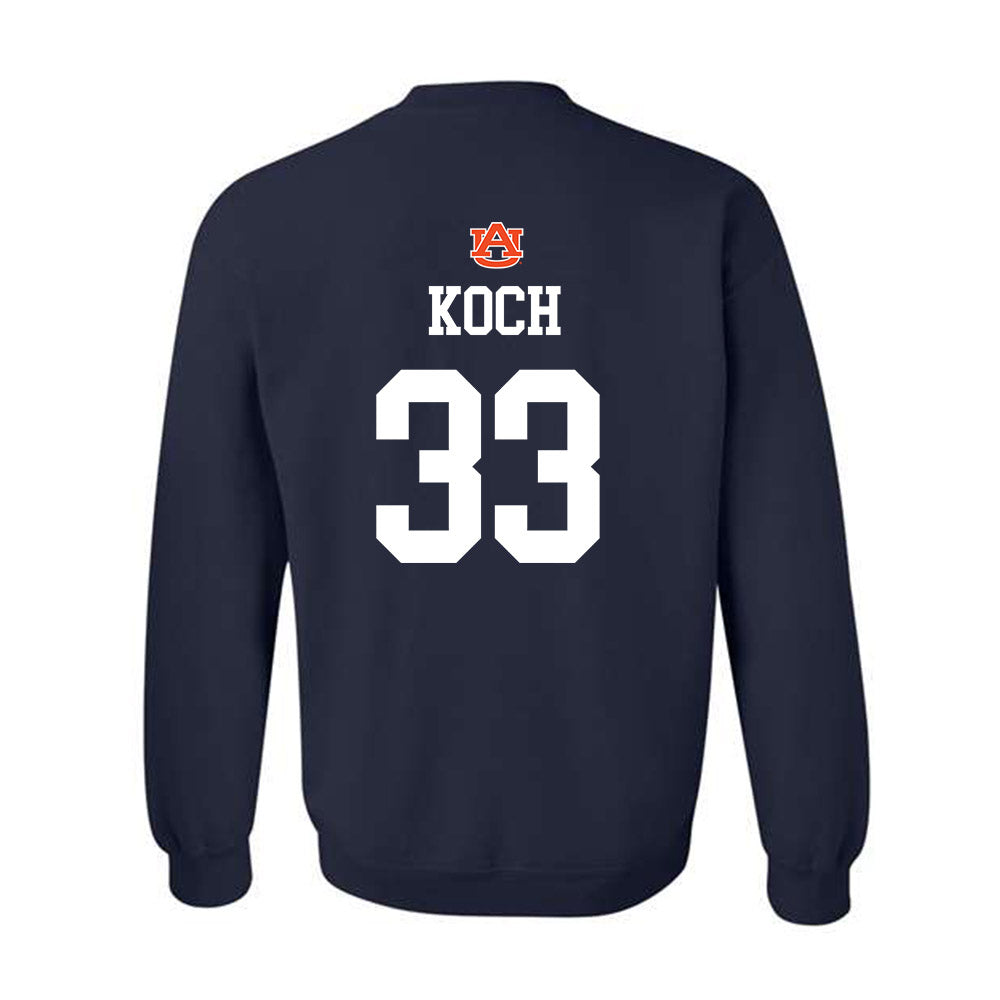 Auburn - NCAA Baseball : Mason Koch - NCAA® Replica Shersey Crewneck Sweatshirt-1