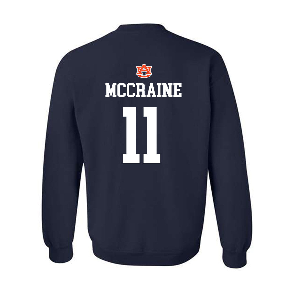 Auburn - NCAA Baseball : Brandon McCraine - NCAA® Replica Shersey Crewneck Sweatshirt-1