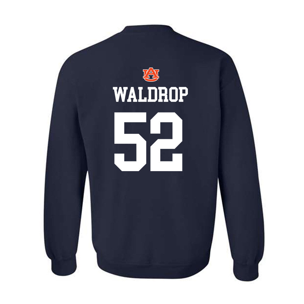 Auburn - NCAA Baseball : Tanner Waldrop - NCAA® Replica Shersey Crewneck Sweatshirt-1