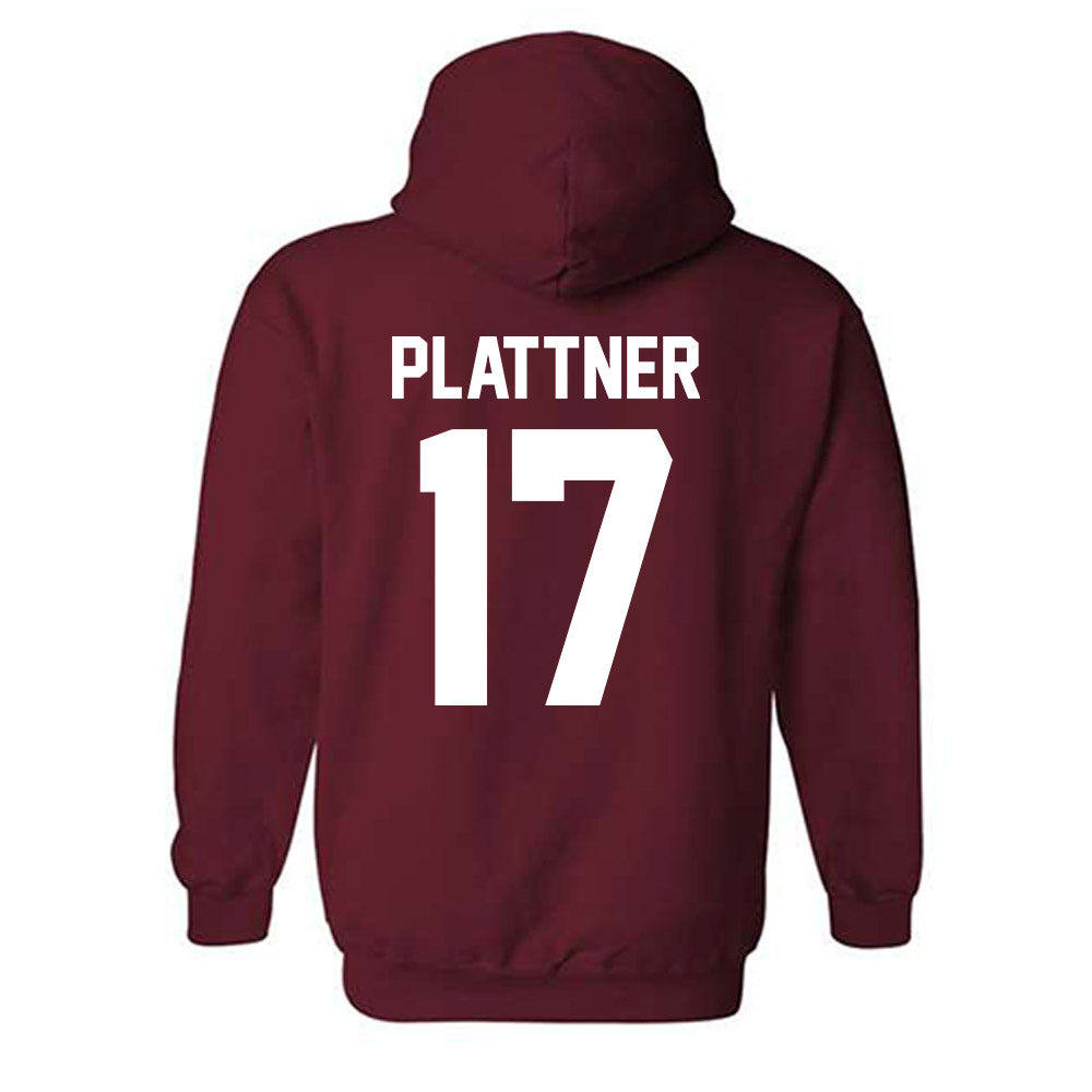 Alabama - NCAA Baseball : Will Plattner - NCAA® Replica Shersey Hooded Sweatshirt-1