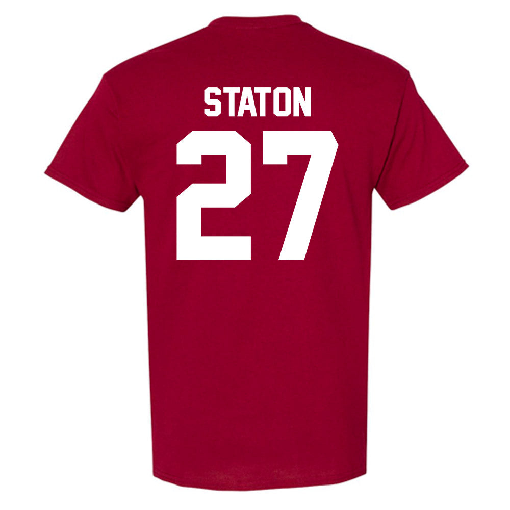 Alabama - NCAA Baseball : Garrett Staton - NCAA® Replica Shersey T-Shirt-1