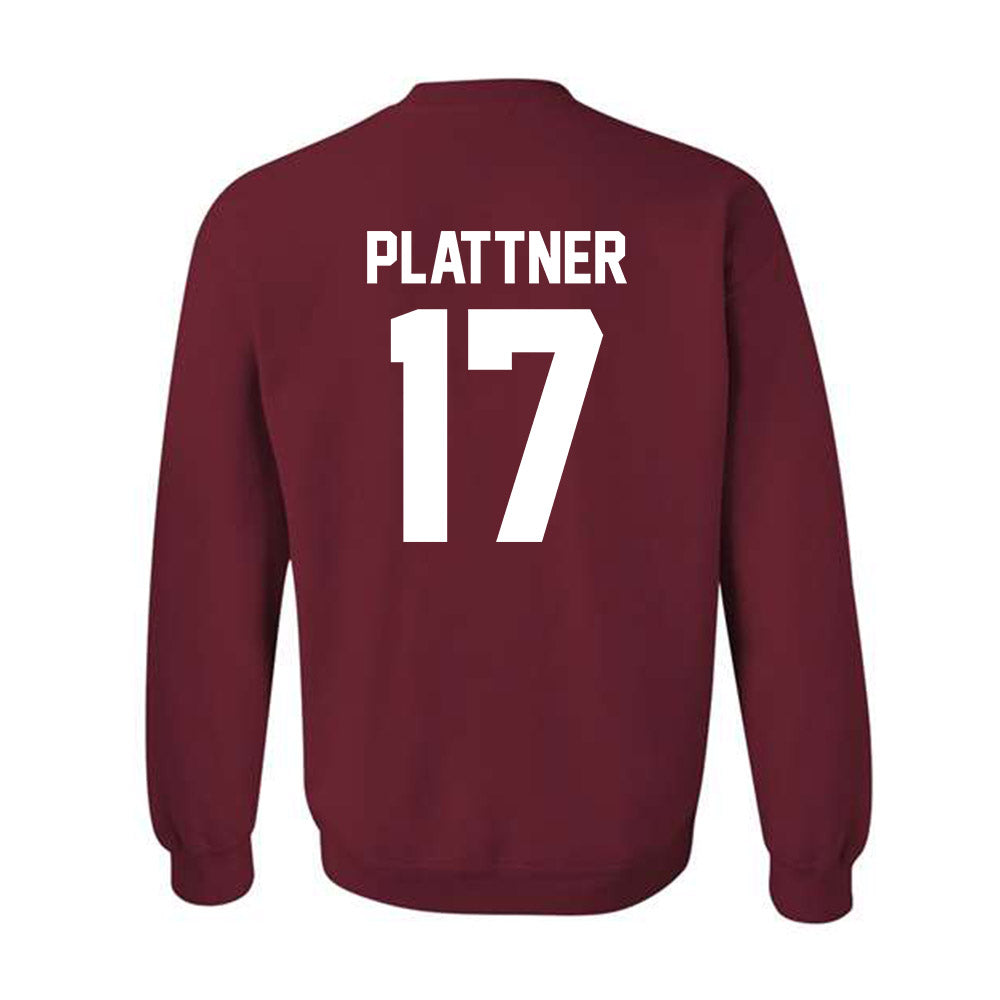 Alabama - NCAA Baseball : Will Plattner - NCAA® Replica Shersey Crewneck Sweatshirt-1