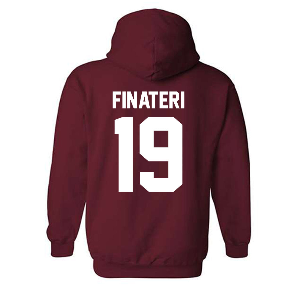 Alabama - NCAA Baseball : Aeden Finateri - NCAA® Replica Shersey Hooded Sweatshirt-1