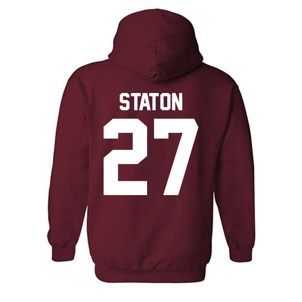 Alabama - NCAA Baseball : Garrett Staton - NCAA® Replica Shersey Hooded Sweatshirt-1