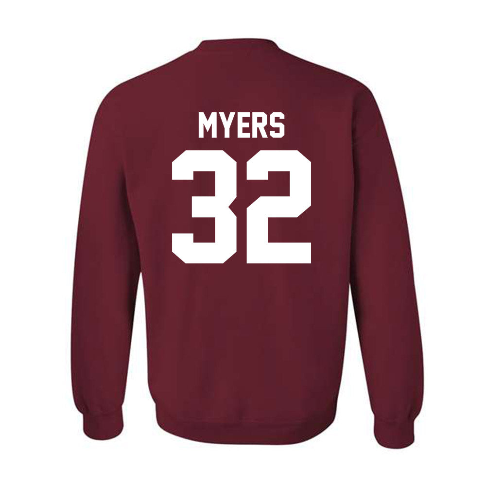 Alabama - NCAA Baseball : Braylon Myers - NCAA® Replica Shersey Crewneck Sweatshirt-1
