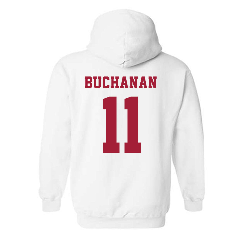 Alabama - NCAA Baseball : Coulson Buchanan - NCAA® Replica Shersey Hooded Sweatshirt-1