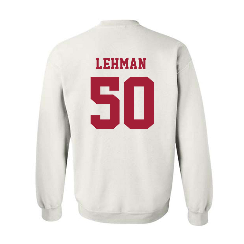 Alabama - NCAA Baseball : Connor Lehman - NCAA® Replica Shersey Crewneck Sweatshirt-1