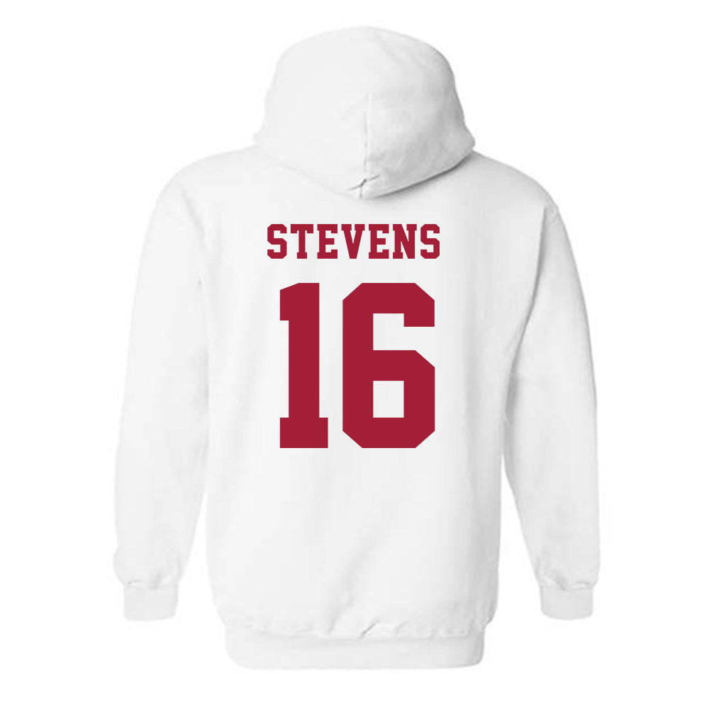 Alabama - NCAA Baseball : Jonathan Stevens - NCAA® Replica Shersey Hooded Sweatshirt-1