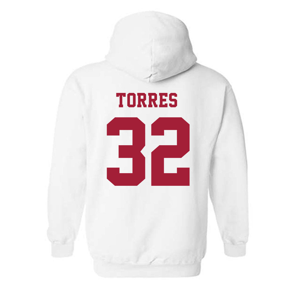 Alabama - NCAA Baseball : Jason Torres - NCAA® Replica Shersey Hooded Sweatshirt-1