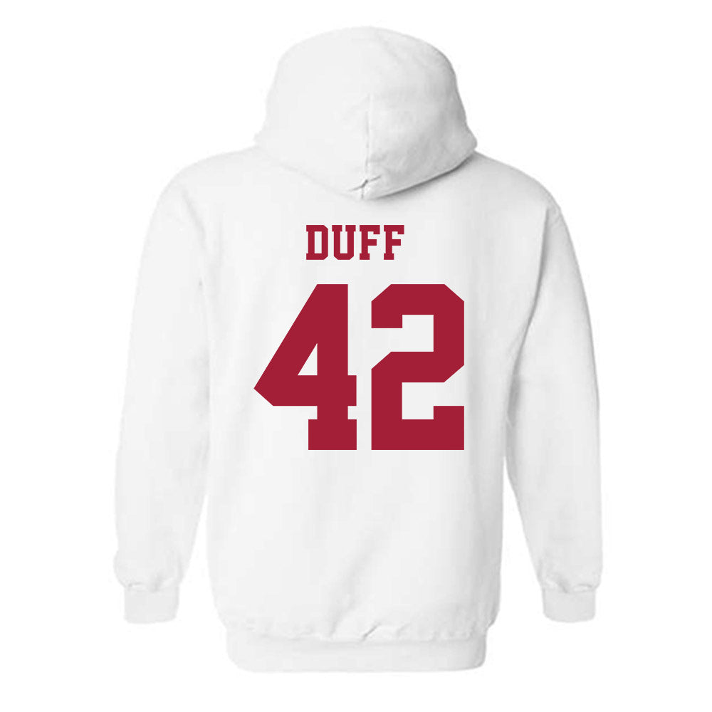 Alabama - NCAA Baseball : Ahmaad Duff - NCAA® Replica Shersey Hooded Sweatshirt-1