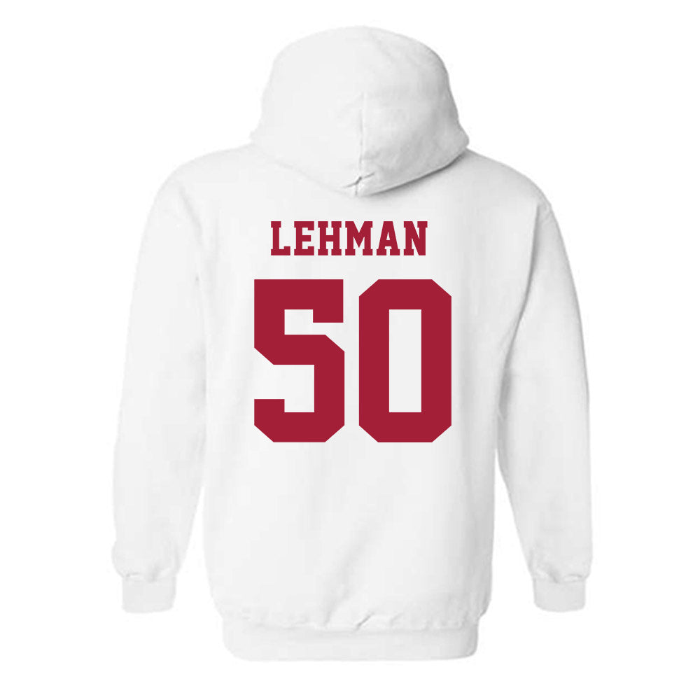 Alabama - NCAA Baseball : Connor Lehman - NCAA® Replica Shersey Hooded Sweatshirt-1