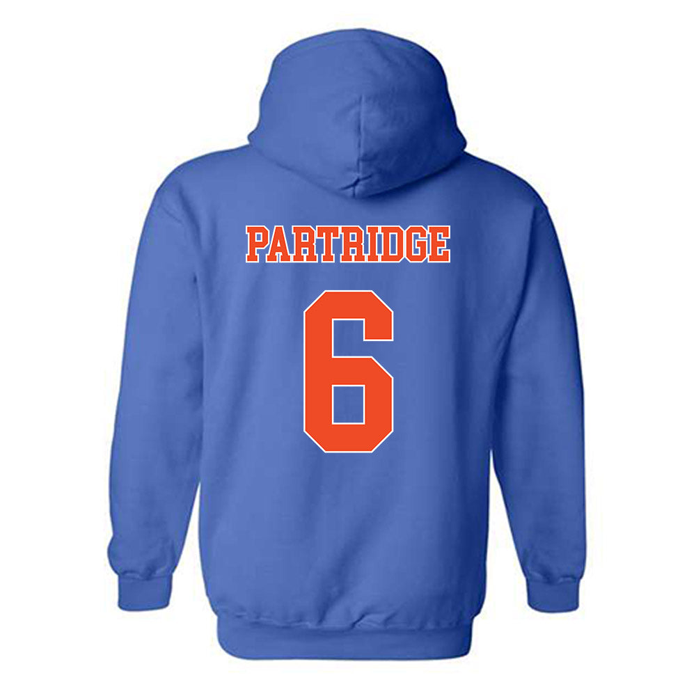 Florida - NCAA Baseball : Nic Partridge - NCAA® Replica Shersey Hooded Sweatshirt-1