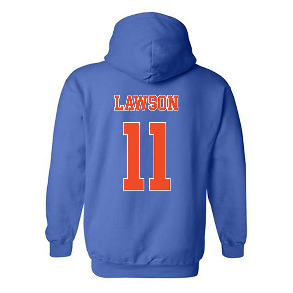 Florida - NCAA Baseball : Brendan Lawson - Replica Shersey Hooded Sweatshirt-1