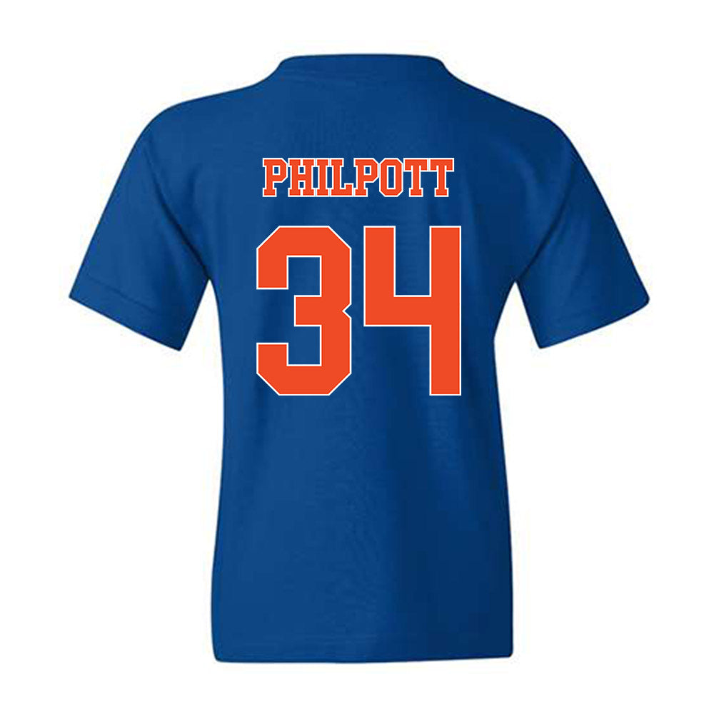 Florida - NCAA Baseball : Alex Philpott - Replica Shersey Youth T-Shirt-1