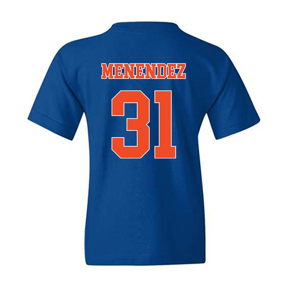 Florida - NCAA Baseball : Frank Menendez - Replica Shersey Youth T-Shirt-1