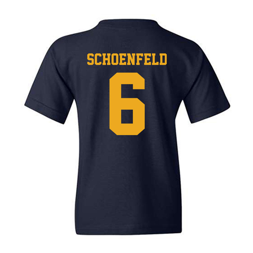 West Virginia - NCAA Baseball : Paul Schoenfeld - NCAA® Replica Shersey Youth T-Shirt-1