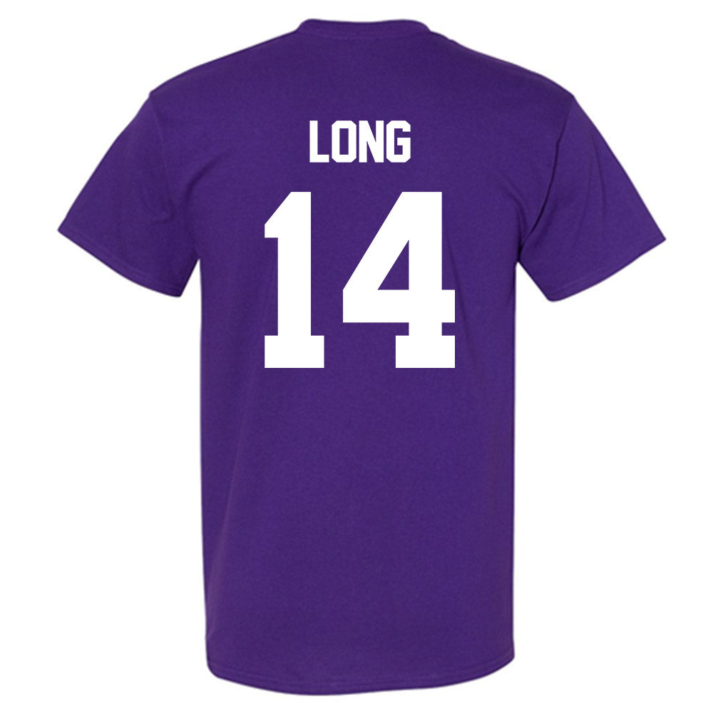 TCU - NCAA Beach Volleyball : Anna Long - Crowned Frog T-Shirt-1