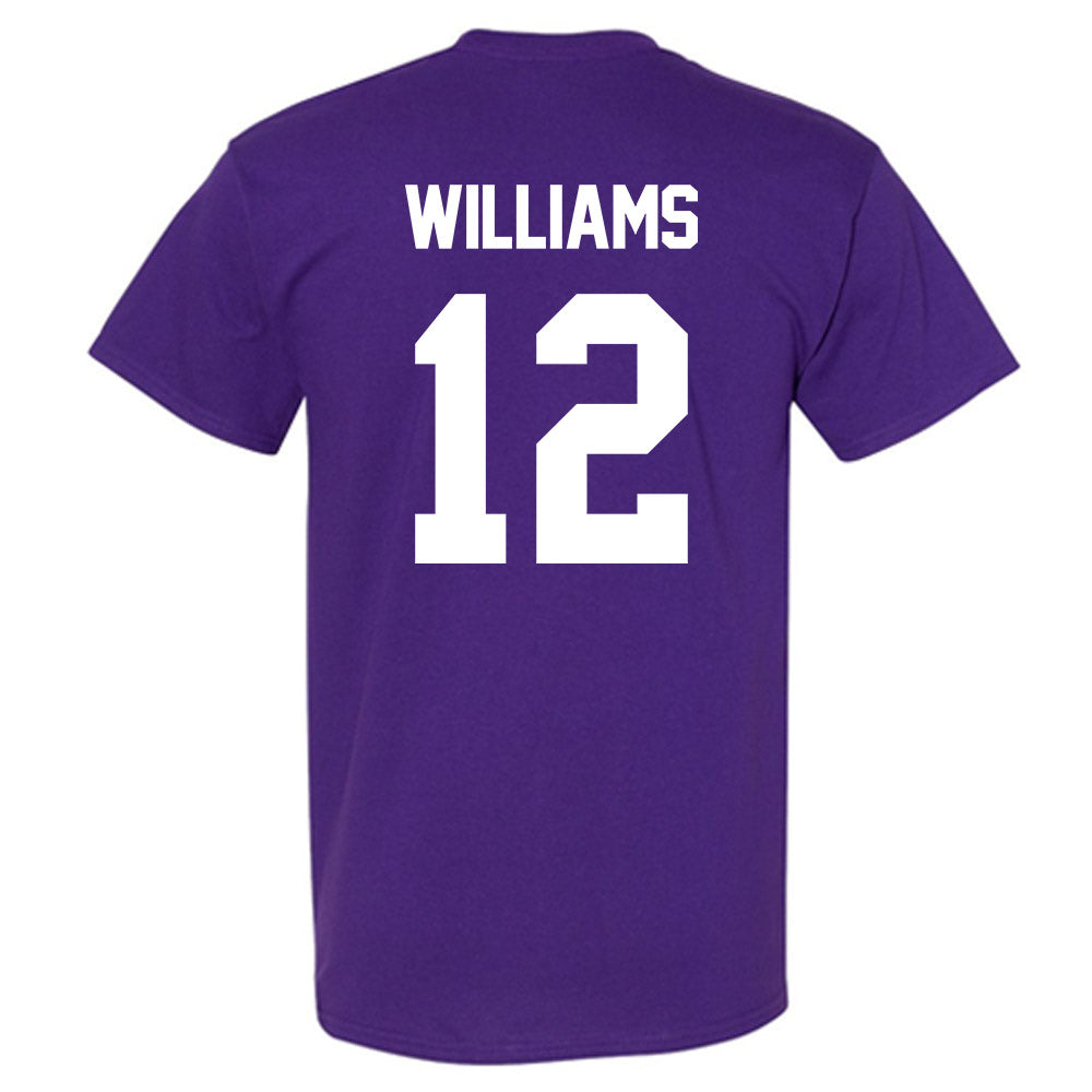 TCU - NCAA Beach Volleyball : Morgan Williams - Crowned Frog T-Shirt-1