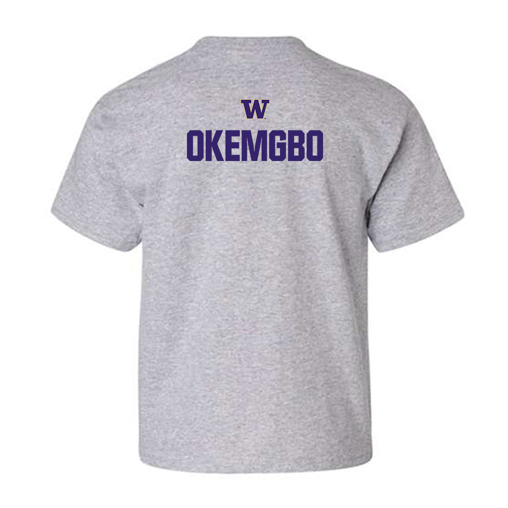 Washington - NCAA Women's Track & Field : Chiche Okemgbo - Classic Shersey Youth T-Shirt-1