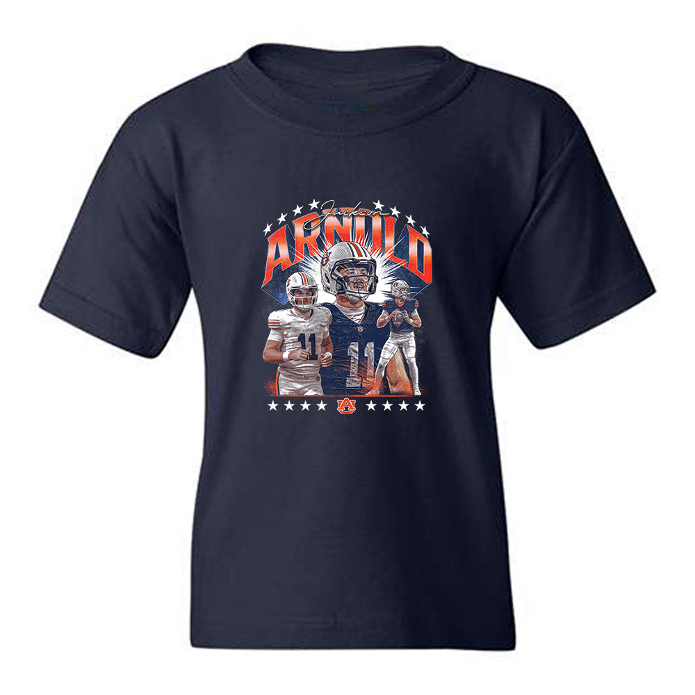 Auburn - NCAA Football : Malcolm Simmons - Collage Youth T-Shirt-0