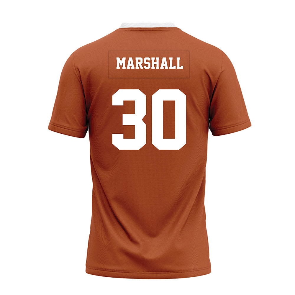 Texas - NCAA Football : Carson Marshall - Orange Premium Football Jersey-1