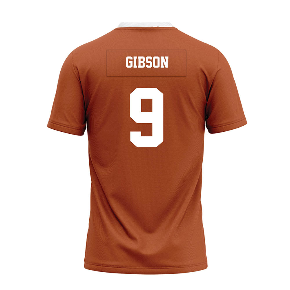 Texas - NCAA Football : Jerrick Gibson - Orange Premium Football Jersey-1