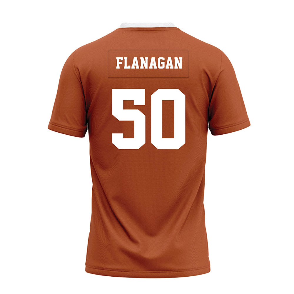 Texas - NCAA Football : Michael Flanagan - Orange Premium Football Jersey-1