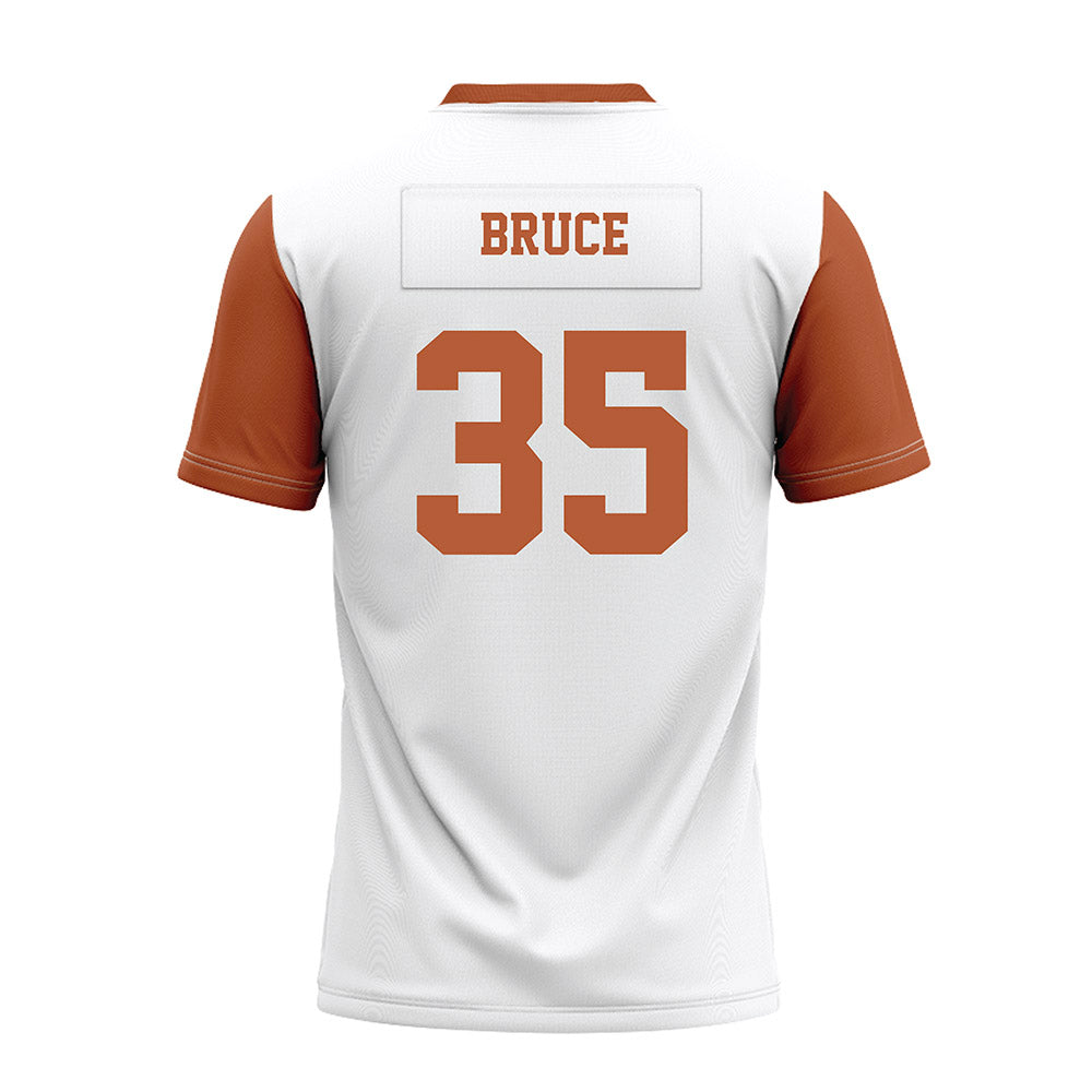 Texas - NCAA Football : McCoy Bruce - White Premium Football Jersey-1