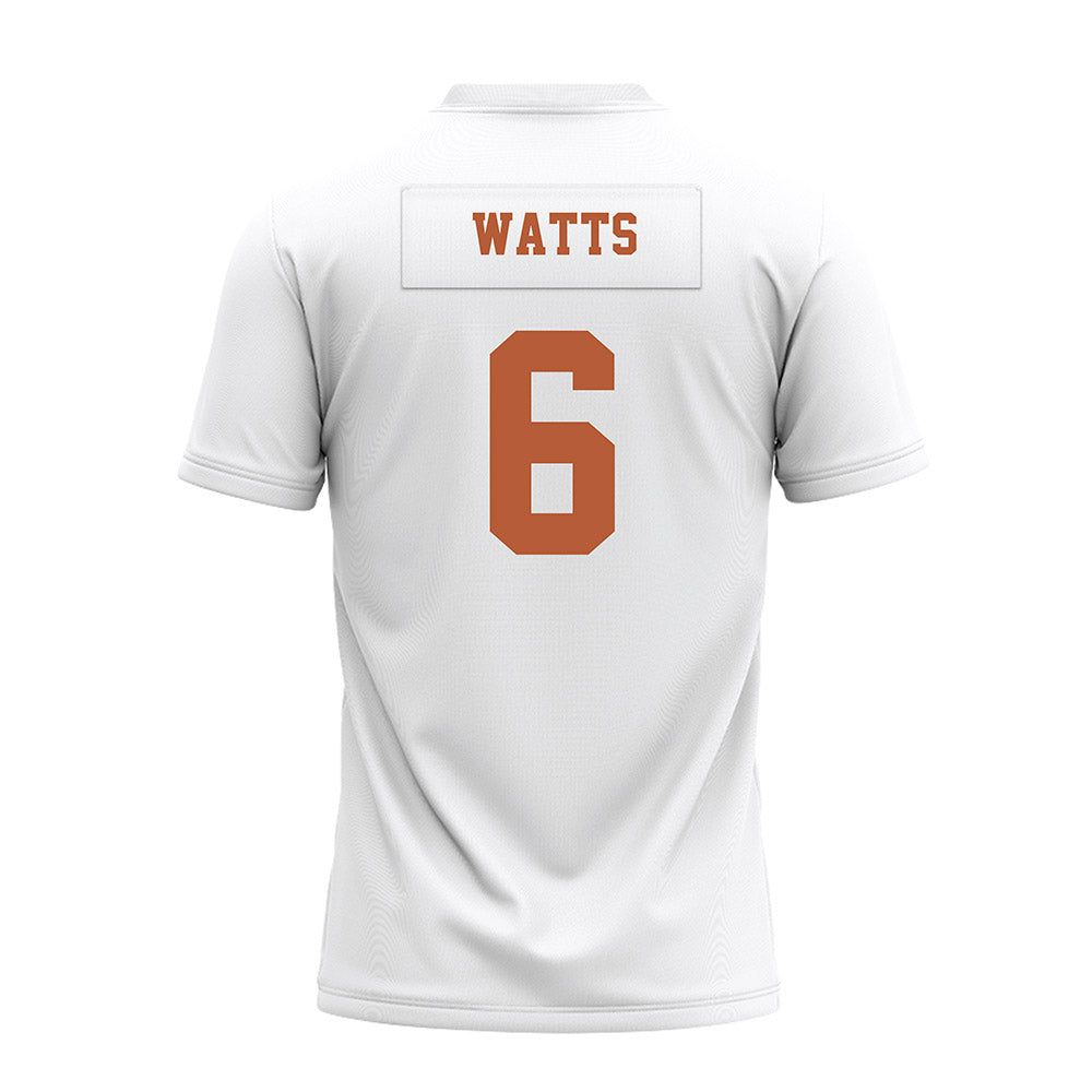 Texas - NCAA Football : Ryan Watts - White Premium Football Jersey-1
