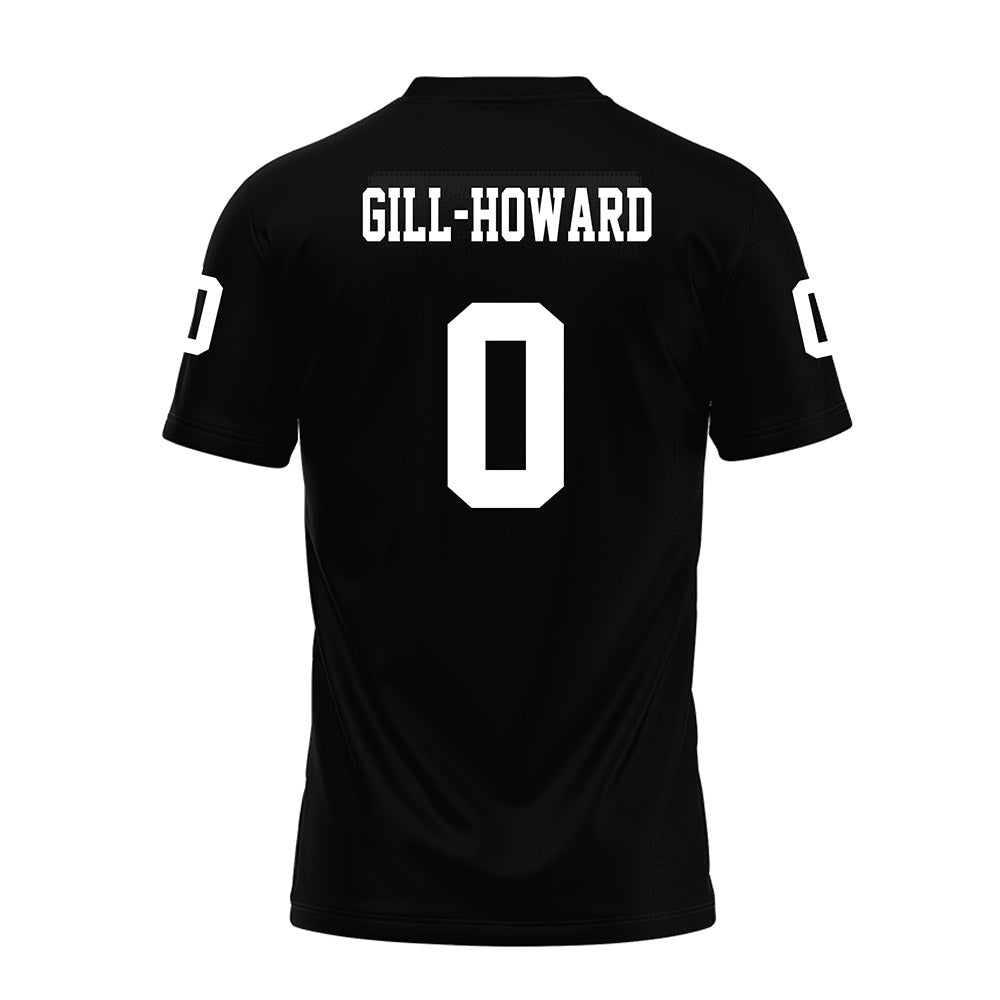 Texas Tech - NCAA Football : Skyler Gill-Howard - Black Premium Football Jersey-1