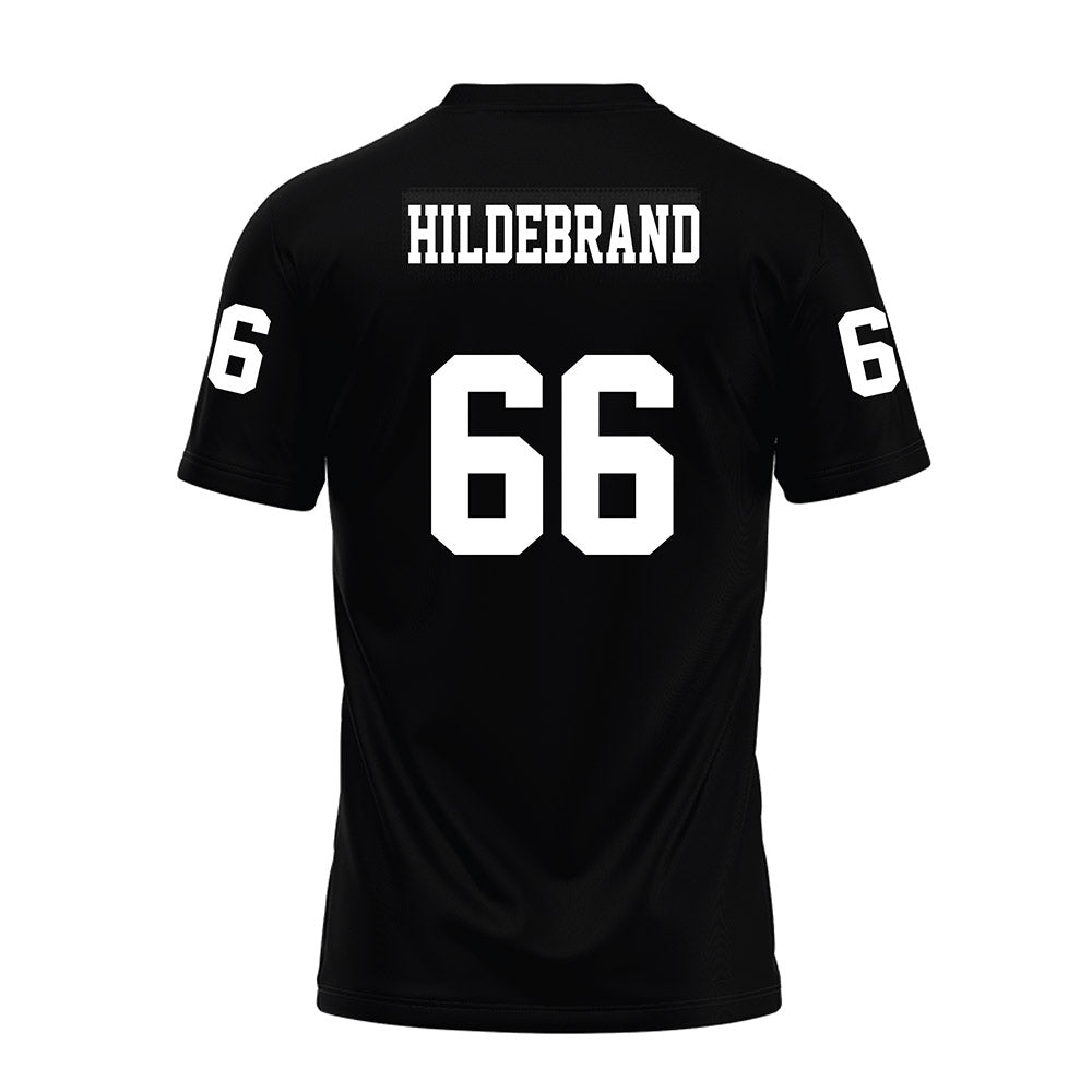 Texas Tech - NCAA Football : Jackson Hildebrand - Black Premium Football Jersey-1