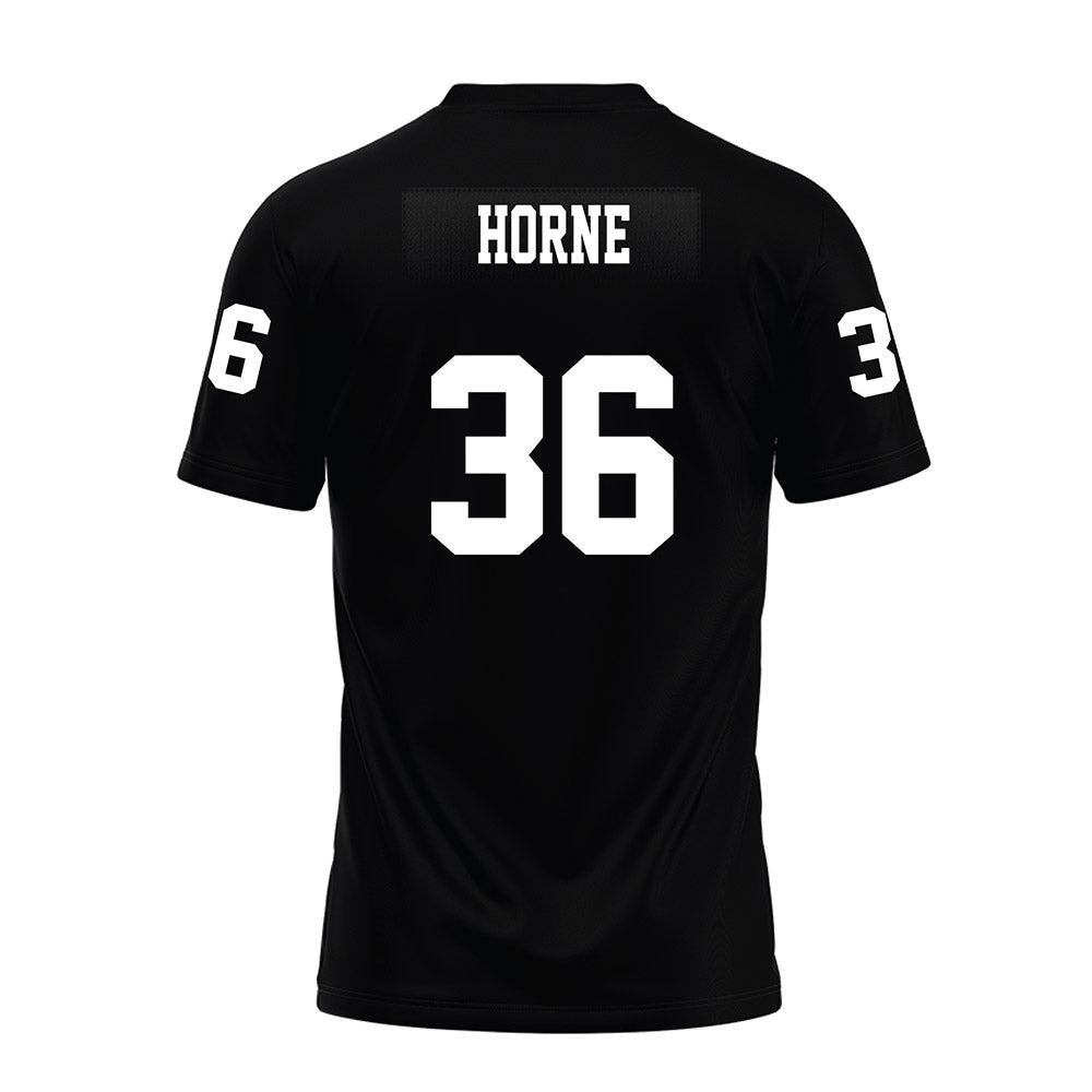 Texas Tech - NCAA Football : Justin Horne - Black Premium Football Jersey-1