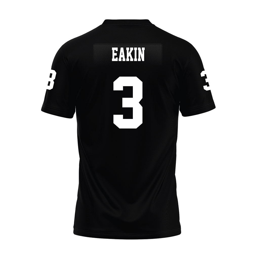Texas Tech - NCAA Football : Coy Eakin - Black Premium Football Jersey-1