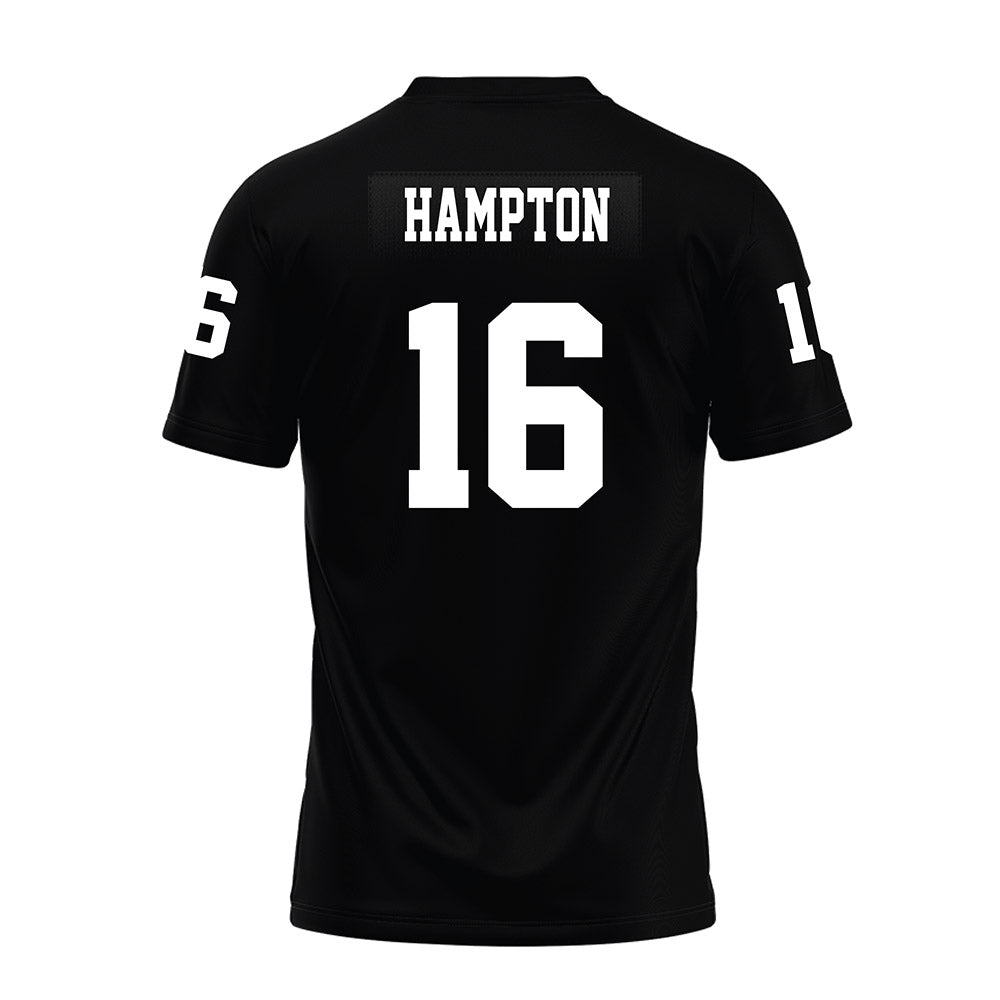Texas Tech - NCAA Football : Ashton Hampton - Black Premium Football Jersey-1