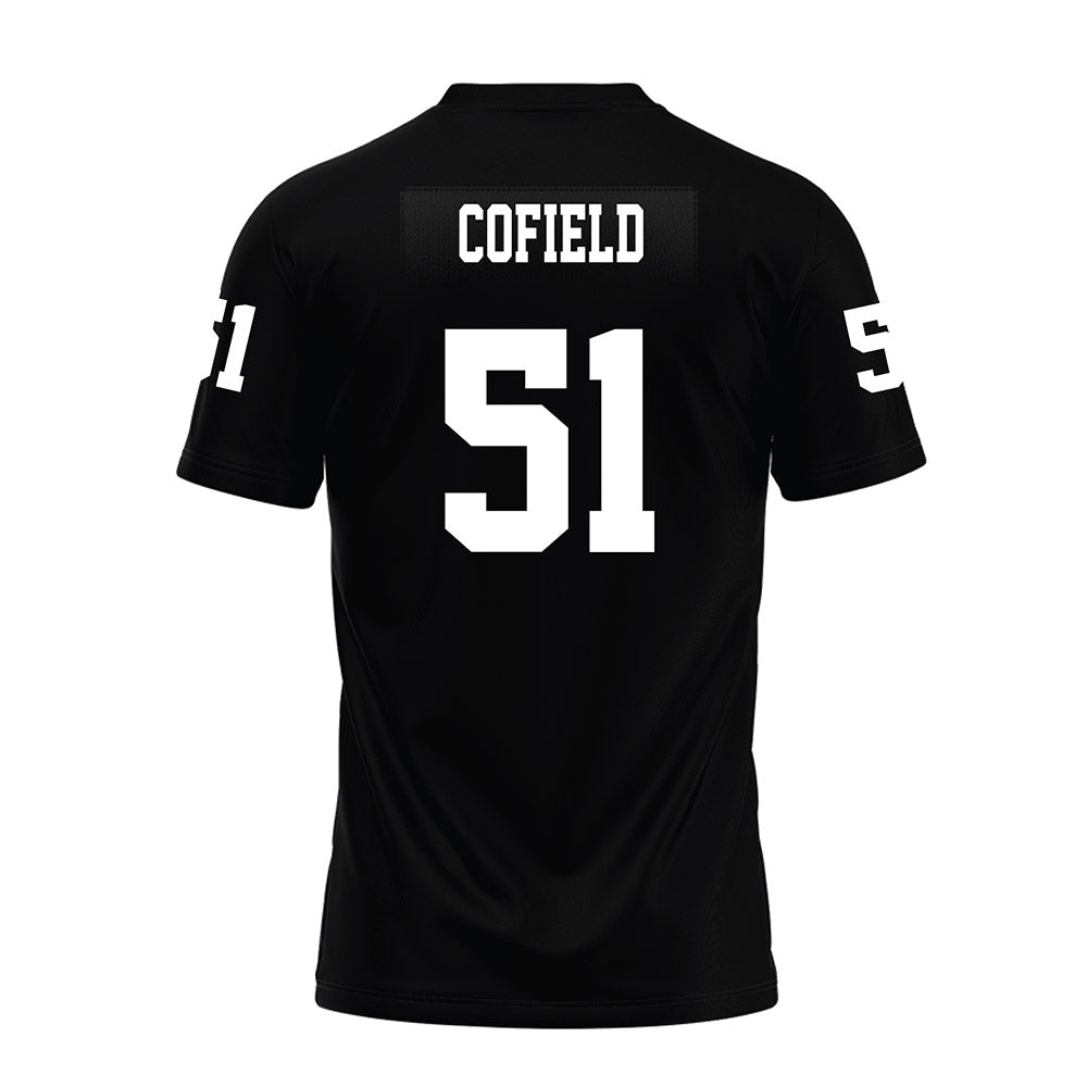 Texas Tech - NCAA Football : Jayden Cofield - Black Premium Football Jersey-1