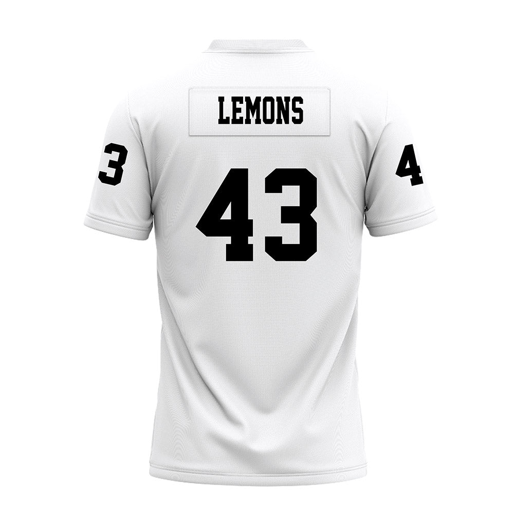 Texas Tech - NCAA Football : Chris Lemons - White Premium Football Jersey-1