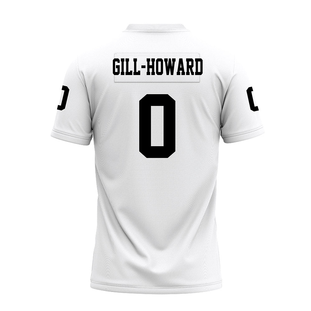 Texas Tech - NCAA Football : Skyler Gill-Howard - White Premium Football Jersey-1