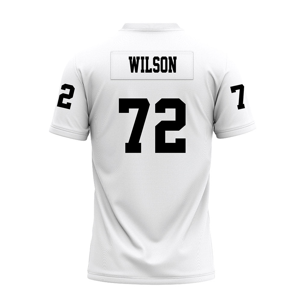 Texas Tech - NCAA Football : Sheridan Wilson - White Premium Football Jersey-1