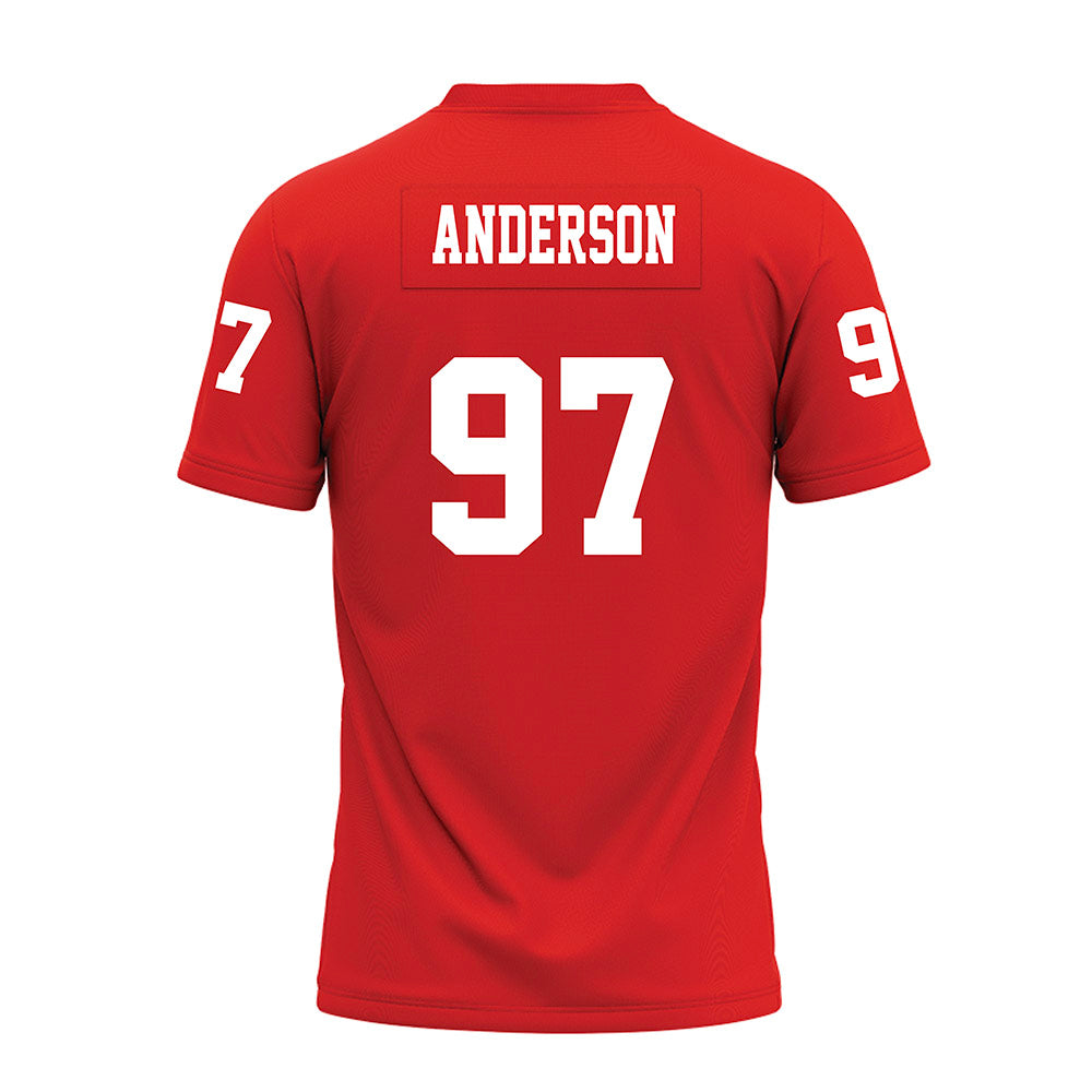 Texas Tech - NCAA Football : Charles Anderson - Red Premium Football Jersey-1