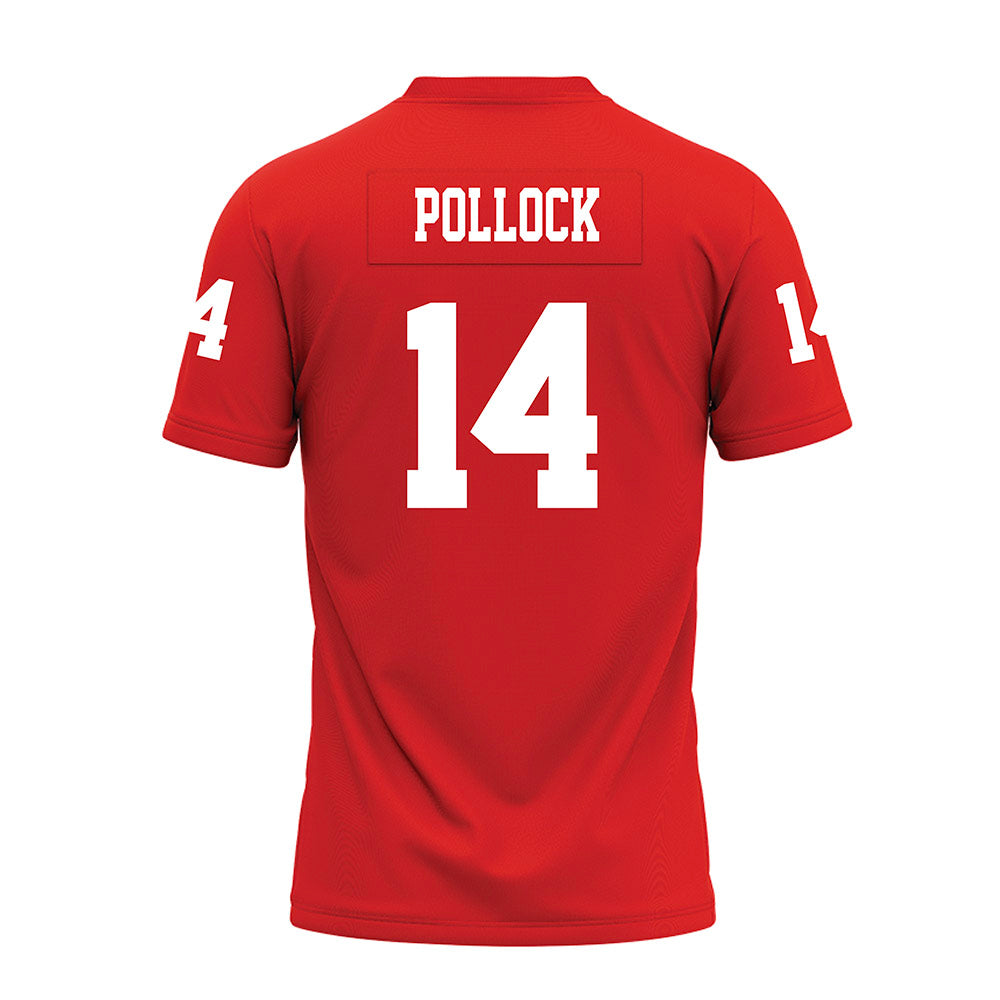 Texas Tech - NCAA Football : Brice Pollock - Red Premium Football Jersey-1