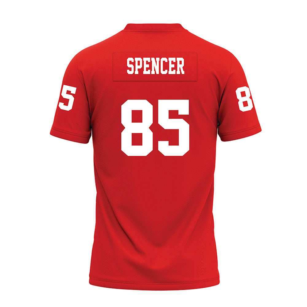Texas Tech - NCAA Football : Dylan Spencer - Red Premium Football Jersey-1