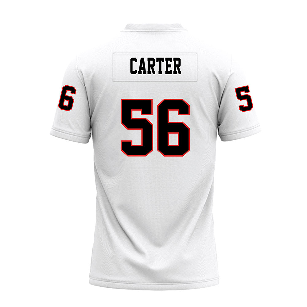 Texas Tech - NCAA Football : Davion Carter - White Premium Football Jersey-1