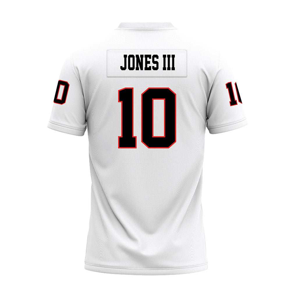 Texas Tech - NCAA Football : Lloyd Jones III - White Premium Football Jersey-1