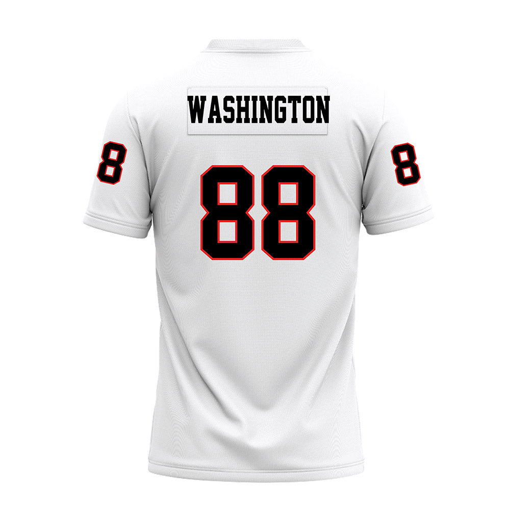 Texas Tech - NCAA Football : Amier Washington - White Premium Football Jersey-1