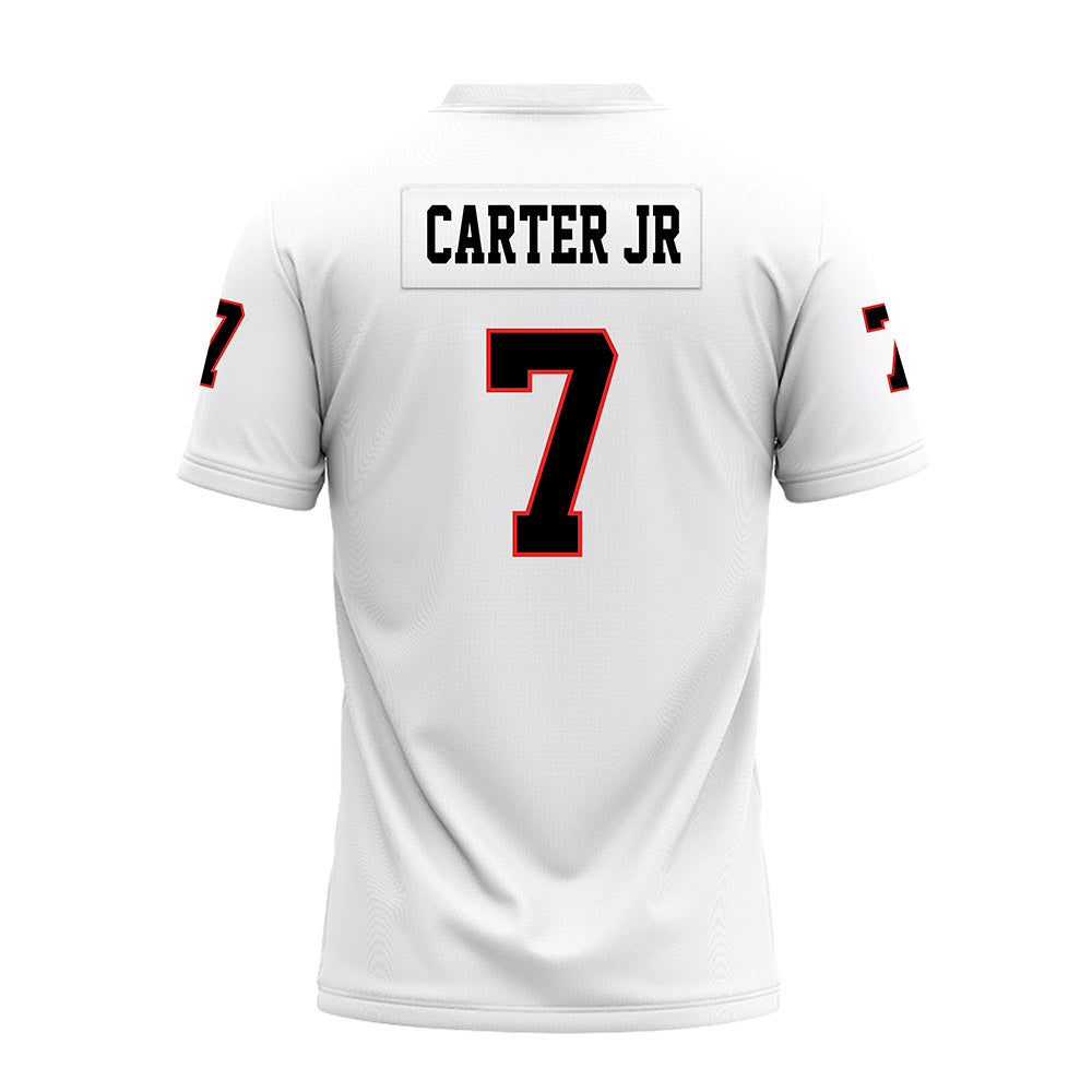 Texas Tech - NCAA Football : Terrance Carter Jr - White Premium Football Jersey-1