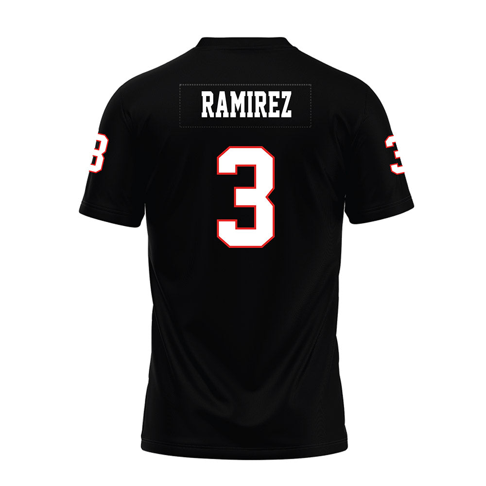 Texas Tech - NCAA Football : Bryce Ramirez - Black Premium Football Jersey-1