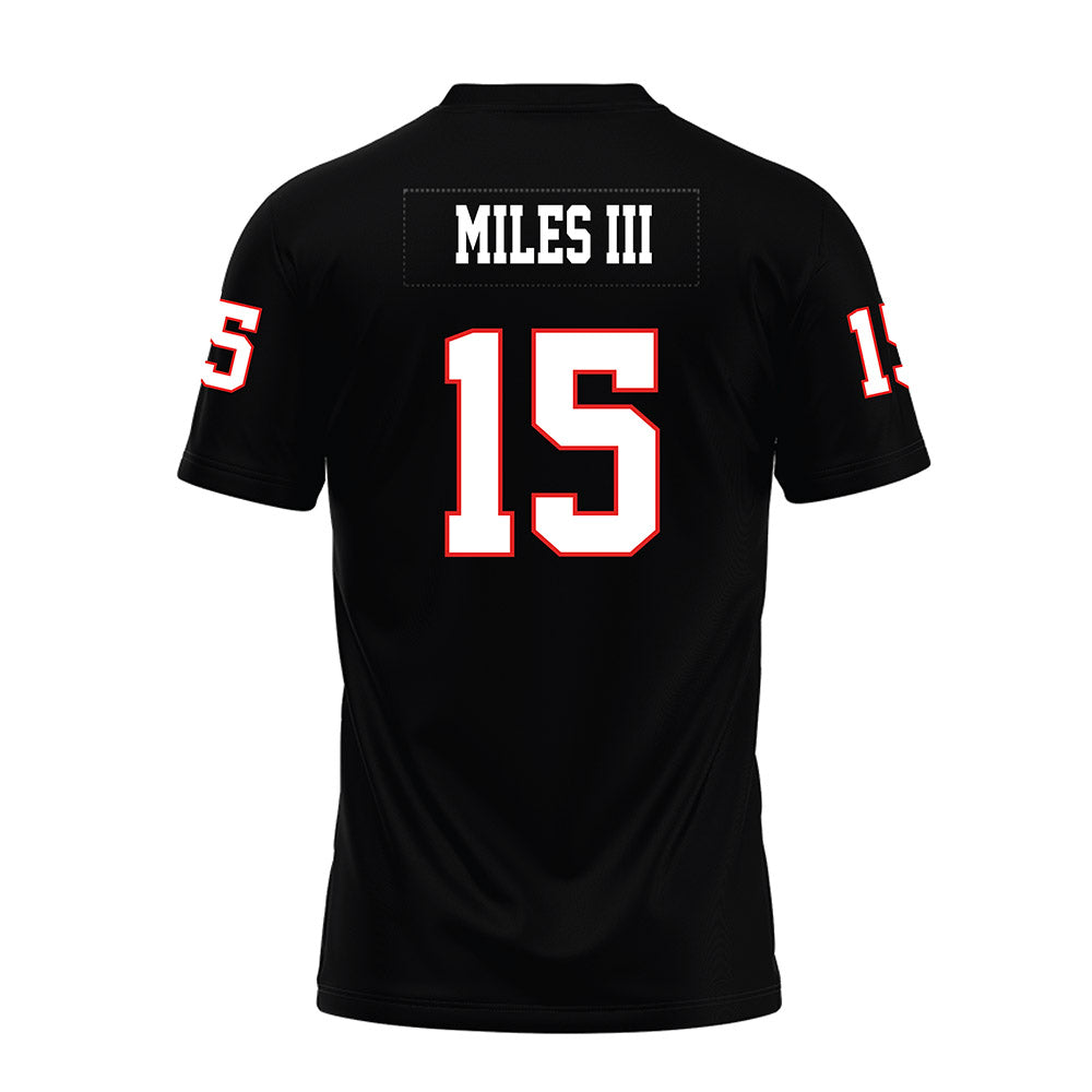 Texas Tech - NCAA Football : Oliver Miles III - Black Premium Football Jersey-1