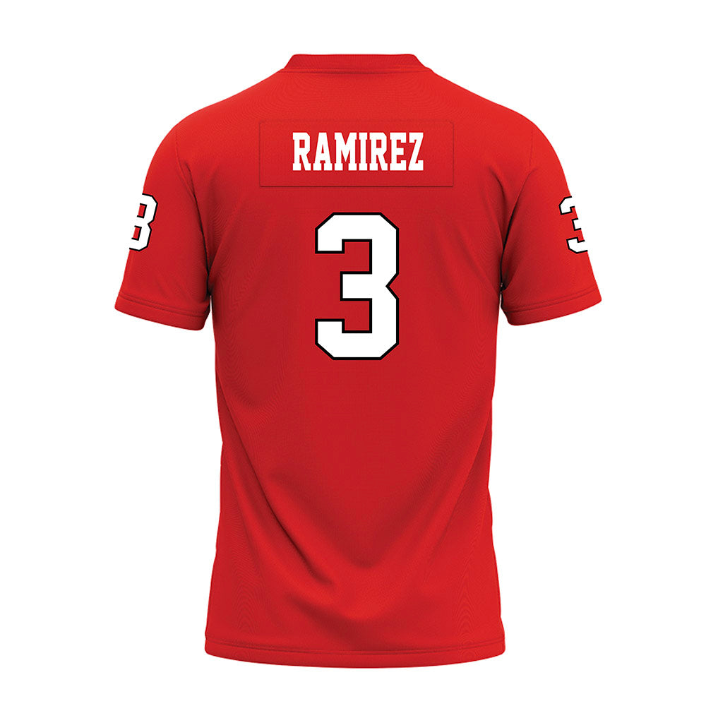 Texas Tech - NCAA Football : Bryce Ramirez - Red Premium Football Jersey-1